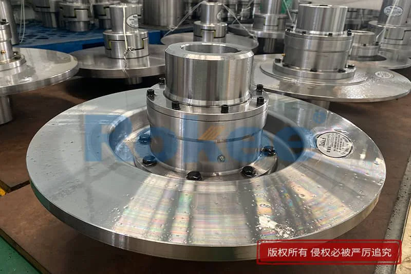 Curved Tooth Gear Coupling With Brake Disc